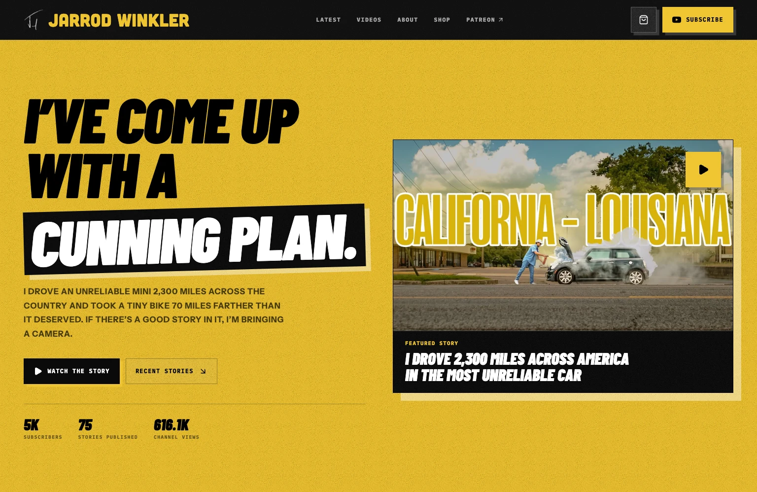 Jarrod Winkler website